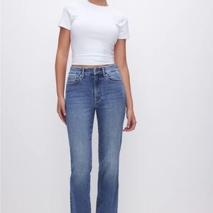 Good American Always Fits Good Legs Straight Jean sz 00-4